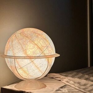 Vintage Illuminated Globe.